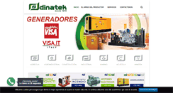 Desktop Screenshot of dinatek.ec