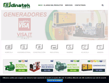 Tablet Screenshot of dinatek.ec